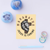 Maranatha Jesus is coming  Flyer (Enkel)