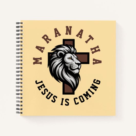Maranatha Jesus is coming  Notitieboek (Voorkant)
