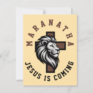 Maranatha Jezus komt Briefkaart