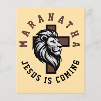 Maranatha Jezus komt Flyer