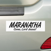 Maranatha, kom Heer Jezus! Bumpersticker (Op auto)