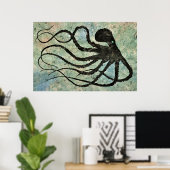 Maranda's Octopus - 36 x 24-inch Poster (Thuiskantoor)
