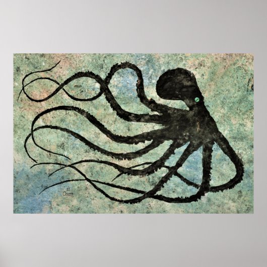 Maranda's Octopus - Poster 36" x 24" (Devant)