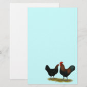 Marans Black Copper Briefpapier (Voorkant / Achterkant)