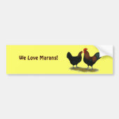 Marans Black Copper Bumpersticker (Voorkant)