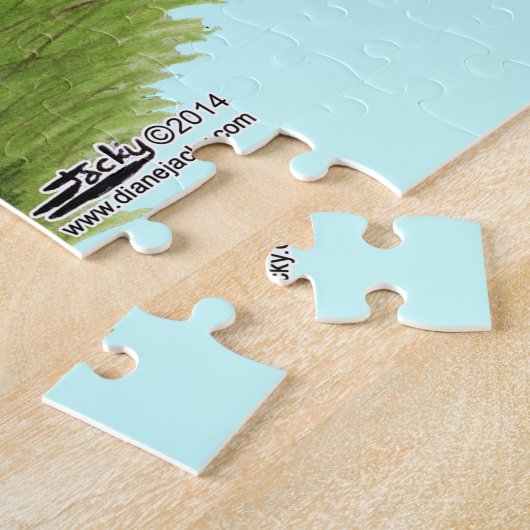 Marans Black Copper Chicken Legpuzzel (Zijkant)