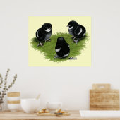 Marans Black Copper Chicken Poster (Keuken)