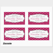 Maraschino cerises rouge étiquette autocollant (Feuille)