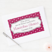 Maraschino cerises rouge étiquette autocollant (Enveloppe)