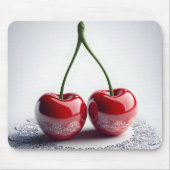 Maraschino kersen op kant muismat (Voorkant)