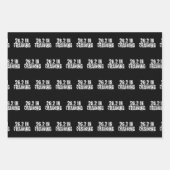 Marathon 26.2 in training loopwerk inpakpapier vel (Voorkant)