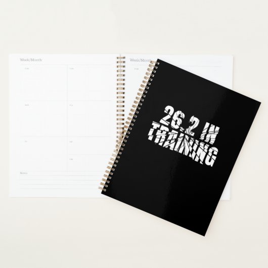 Marathon 26.2 in training loopwerk planner (Display)