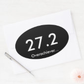 Marathon 27.2 overachiever ovale sticker (Envelop)