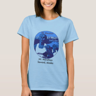 Marathon Blue_Paars, Mt. MarathonSeward.. T-shirt