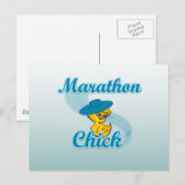 Marathon Chick #3 Briefkaart (Voorkant / Achterkant)