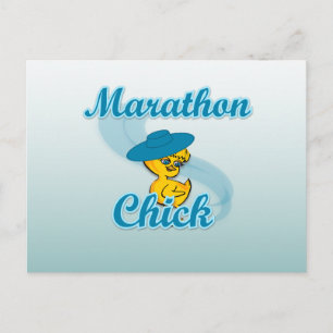 Marathon Chick #3 Briefkaart
