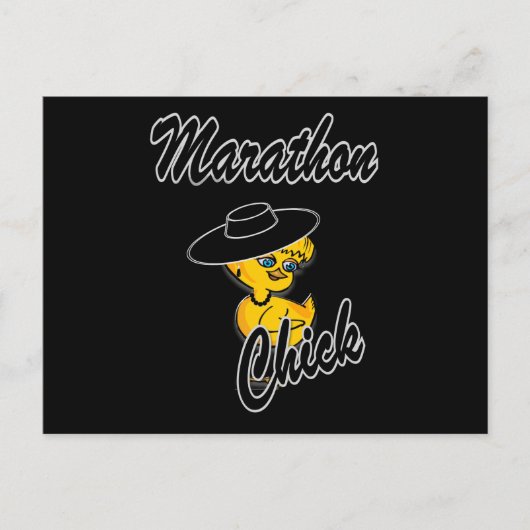 Marathon Chick #4 Briefkaart (Voorkant)