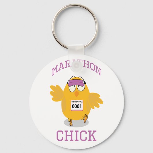 Marathon Chick Sleutelhanger (Voorkant)