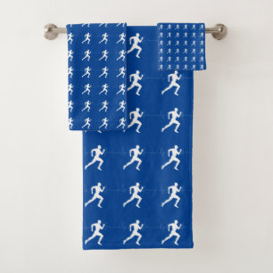 Marathon Coureurs & Heartbeat Line sur Blue