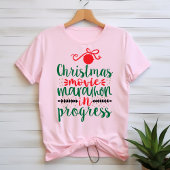 Marathon de Noël en cours T-shirt