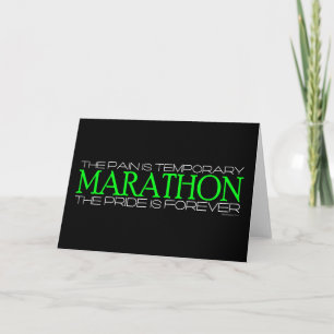 Marathon - De trots is voor altijd Kaart