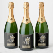 Marathon Event Finisher Gift Sparkling Wijnetiket (Flessen)