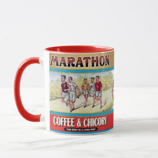 Marathon Fabled Coffee Label Mok (Links)