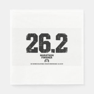Marathon Finisher 26,2 Miles Hardlopen Cadeau Servet