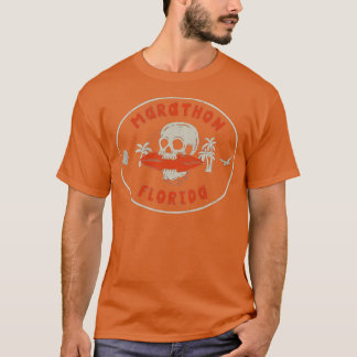 Marathon Florida FL  Surf Beach Front back T-shirt