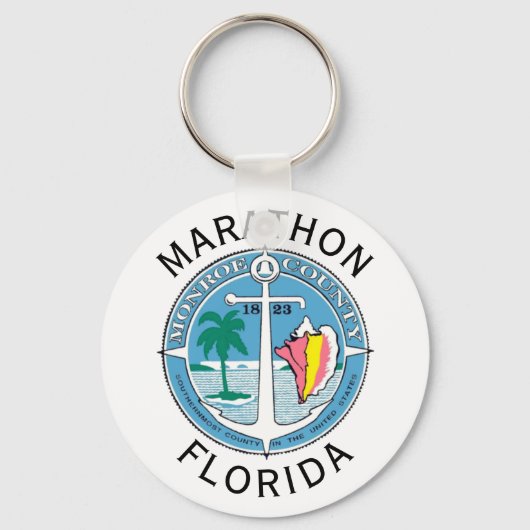 Marathon - Florida Keys Sleutelhanger (Voorkant)