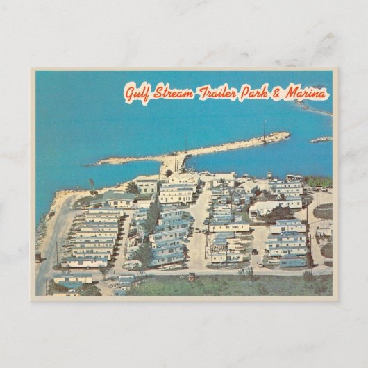 Marathon Florida Keys  Trailer Park Briefkaart (Voorkant)