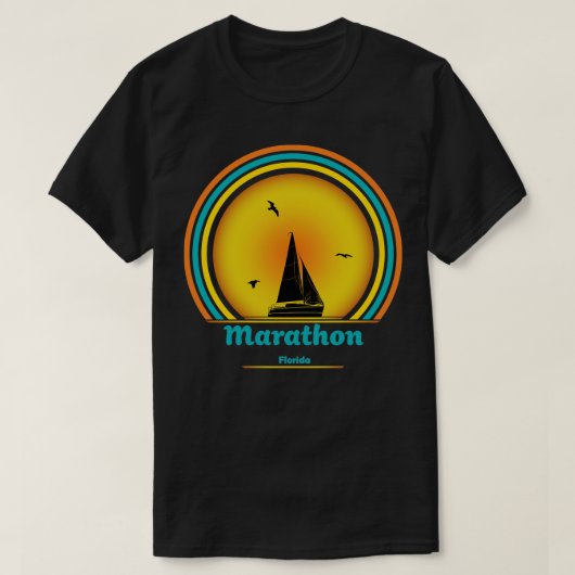 Marathon Floride voilier TShirt (Design devant)