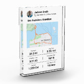 Marathon | Half marathon Best Runner Cadeau Fotoblokken (Links)