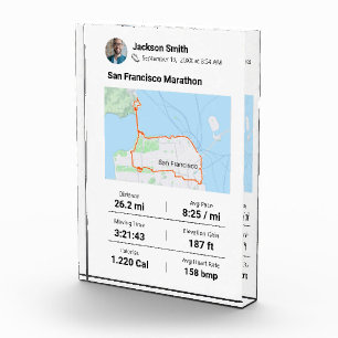 Marathon   Half marathon Best Runner Cadeau Fotoblokken