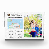 Marathon | Half marathon Best Runner Photo Gift Fotoblokken (Voorkant)