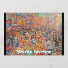 Marathon-Je bent uitgenodigd. Kaart