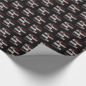 Marathon loopt - 26.2 in de Abstracte Opleiding Cadeaupapier (Hoek)