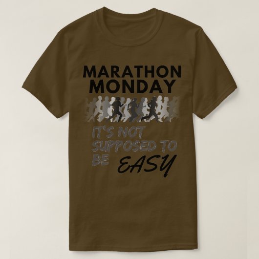 Marathon maandag 2 t-shirt (Design voorkant)