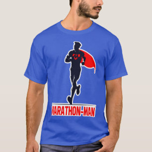Marathon man Hardlopen Super Hero Jogging T-shirt