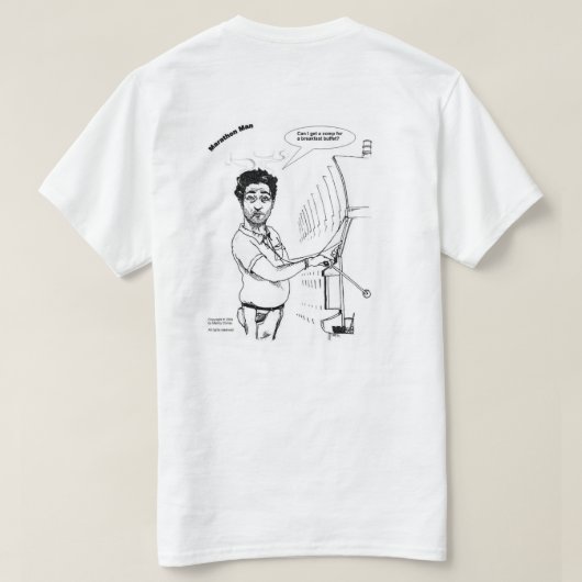 Marathon Man T-shirt (Design achterkant)