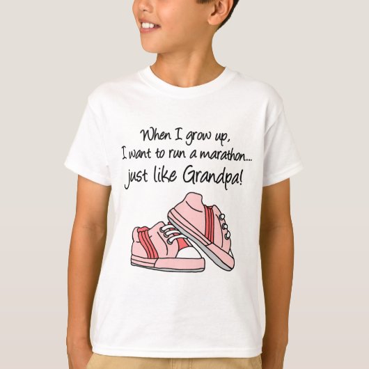 Marathon net als mijn opa t-shirt (Voorkant)