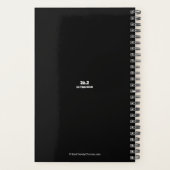 Marathon Runner 26.2 in training hardlopen Planner (Achterkant)