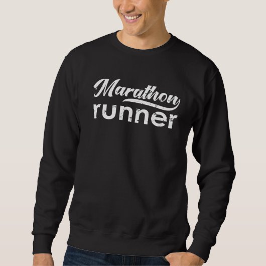 Marathon Runner Halve Marathon Runner Trui (Voorkant)