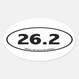 Marathon Runner Humor Sarcastische Parodie Sticker