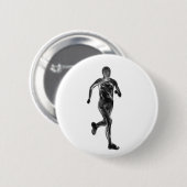 Marathon Runner Ronde Button 5,7 Cm (Voorkant /achterkant)