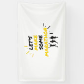 marathon spandoek (Verticaal)