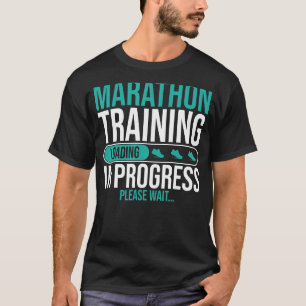 Marathon Training In Voortgang Marathons Finisher T-shirt