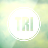 Marathon TRI Hardlopen Raamsticker (Vel 3)