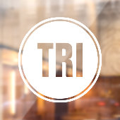 Marathon TRI Hardlopen Raamsticker (Vel 2)