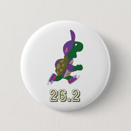 Marathon Turtle Runner in Paars Ronde Button 5,7 Cm